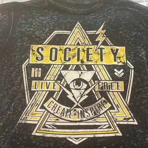 Mens size small Buckle brand - Society tee shirt